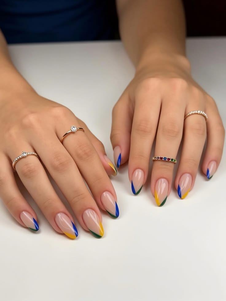 Unha verde e amarelo clássico para o jogo do Brasil
